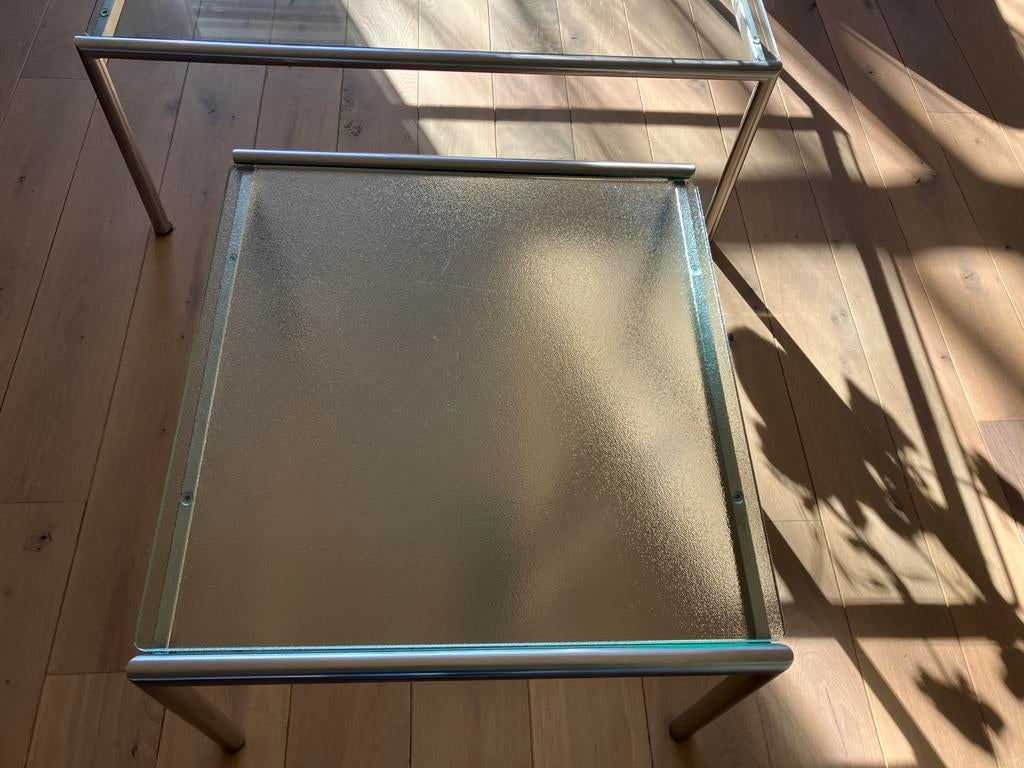 Enzo Luca salontafels: 100 bij 100 en 65 bij 65 cm, 50 tot 100 cm, Ophalen of Verzenden, Minder dan 50 cm, Rechthoekig
