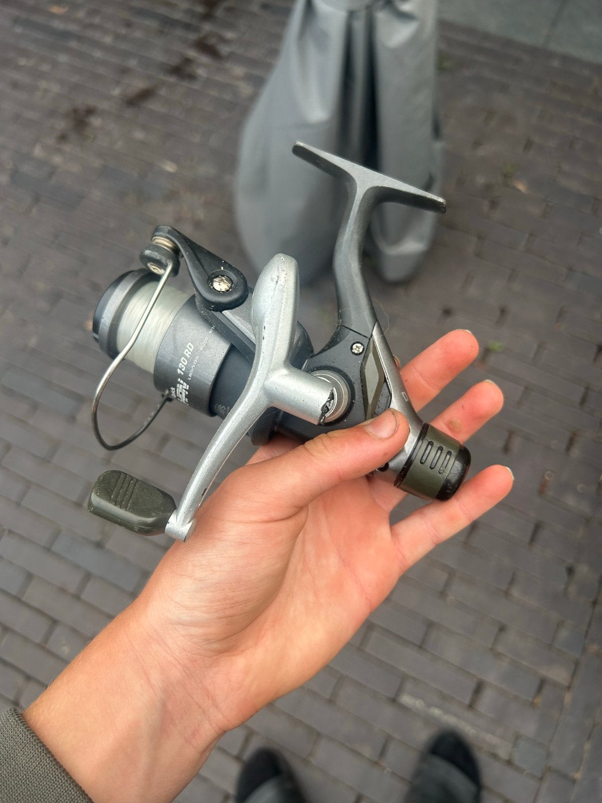DAM Quick HPN 130 RD en Okuma Galaxy vismolen, Ophalen, Gebruikt, Molen