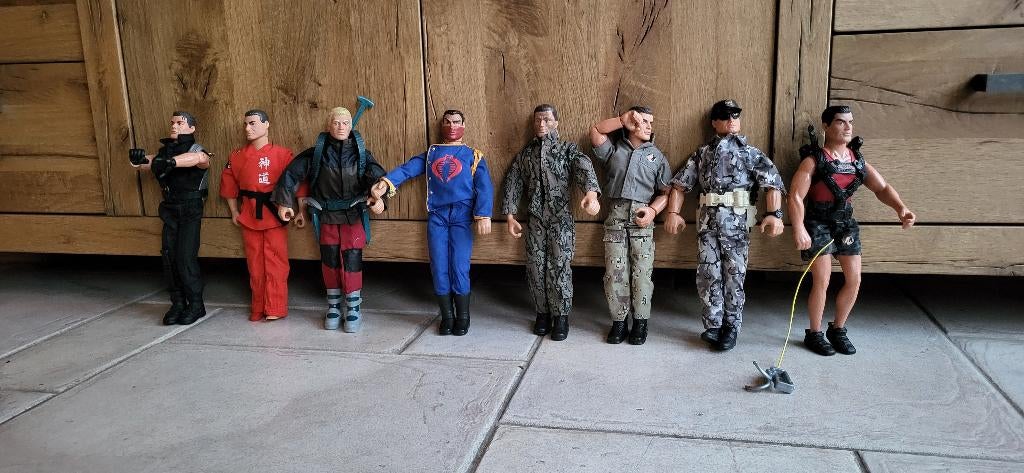 Gi Joe & Action Man figuren inclusief accessoires, Ophalen, Gebruikt