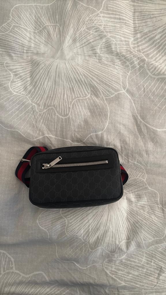 Gucci heuptas voor heren - GG Supreme canvas, Ophalen of Verzenden, Zo goed als nieuw