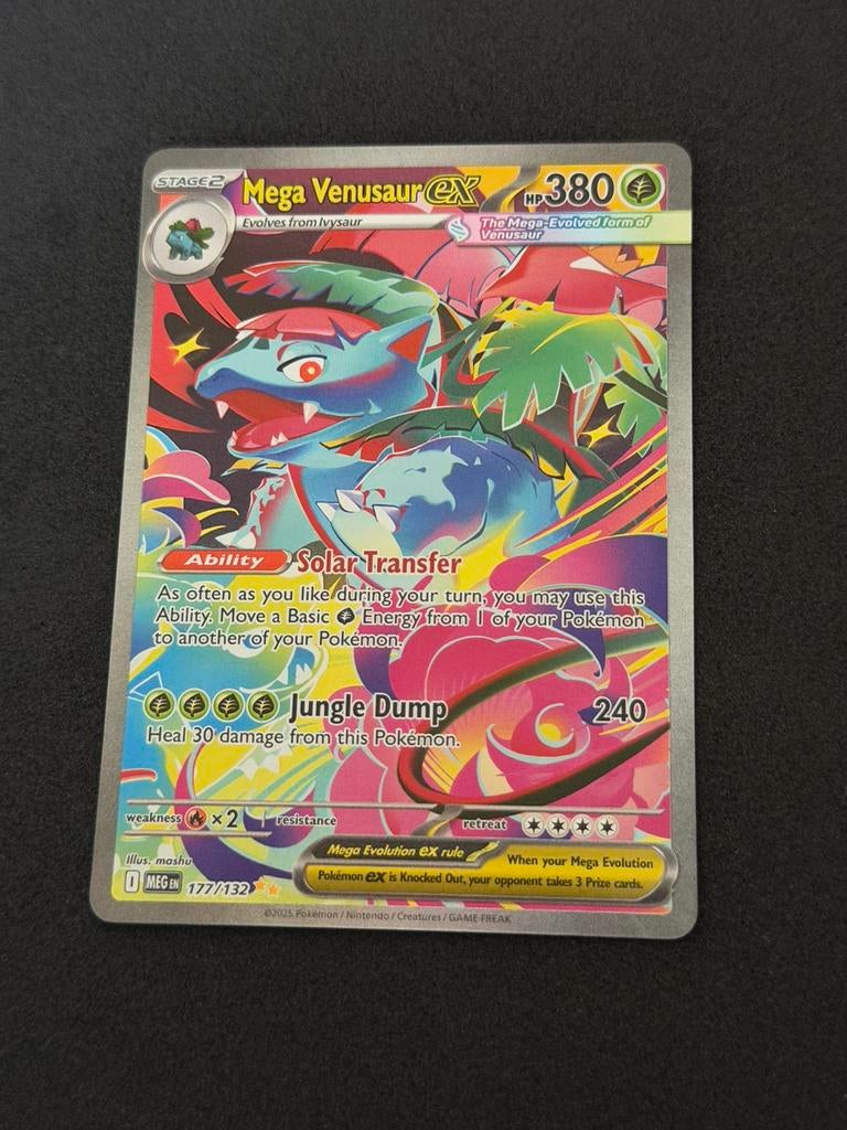 Mega Venusaur ex (MEG 177) Mega Evolution, Ophalen of Verzenden, Zo goed als nieuw