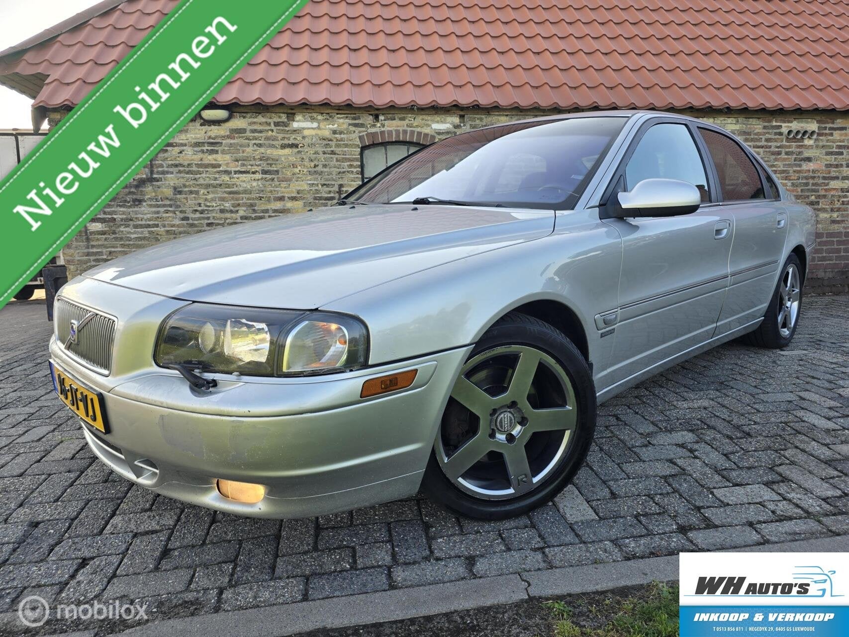 Volvo S80 2.9 T6 Geartronic Elite, 2922 cc, Stoelverwarming, Euro 4, Zilver of Grijs