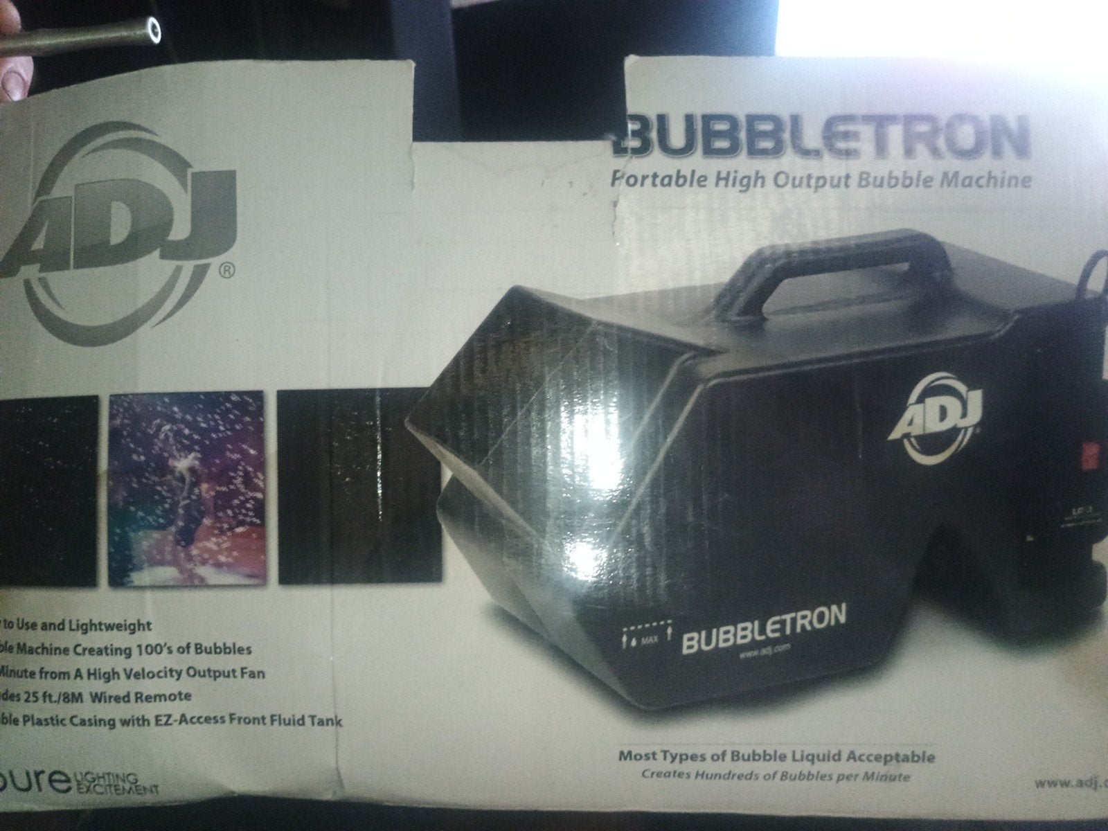 ADJ Bubbletron Professionele Belleblaasmachine, Ophalen of Verzenden, Zo goed als nieuw, Feestartikel, Overige