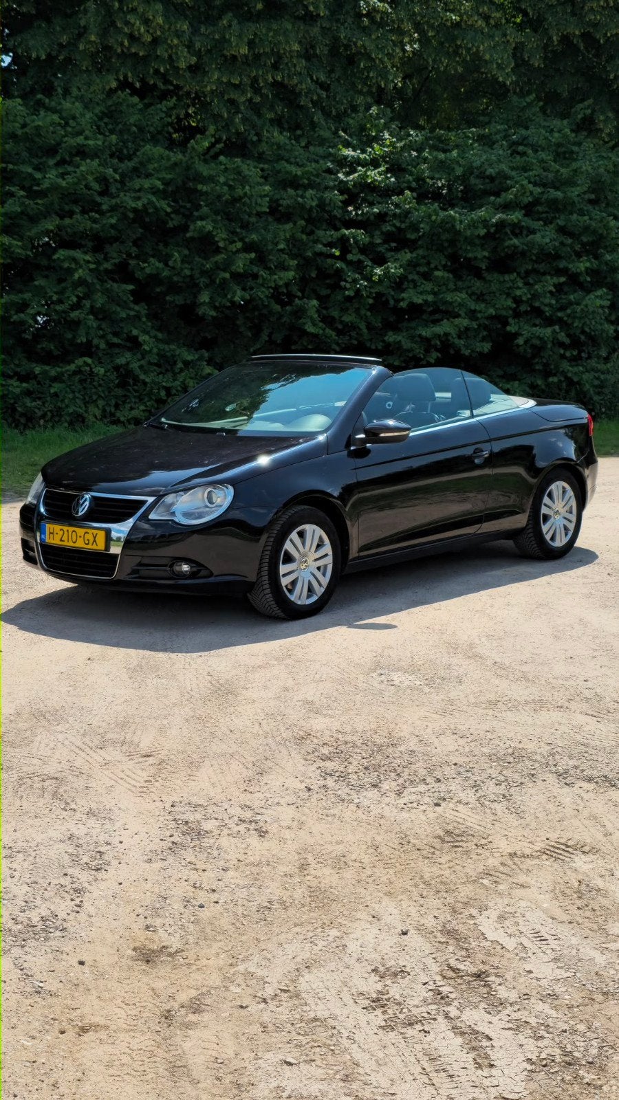 Te koop zeer fijne Volkswagen EOS 1.4, Voorwielaandrijving, Euro 5, Stof, Zwart
