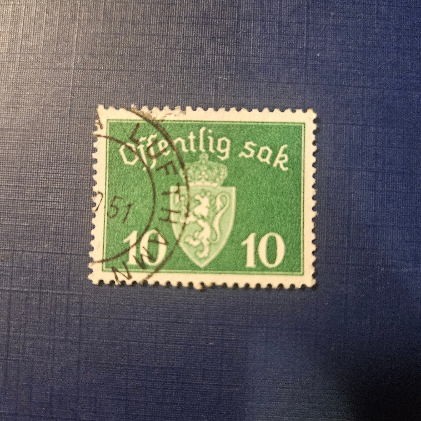 Noorwegen dienst nr 35, Ophalen of Verzenden, Noorwegen, Gestempeld