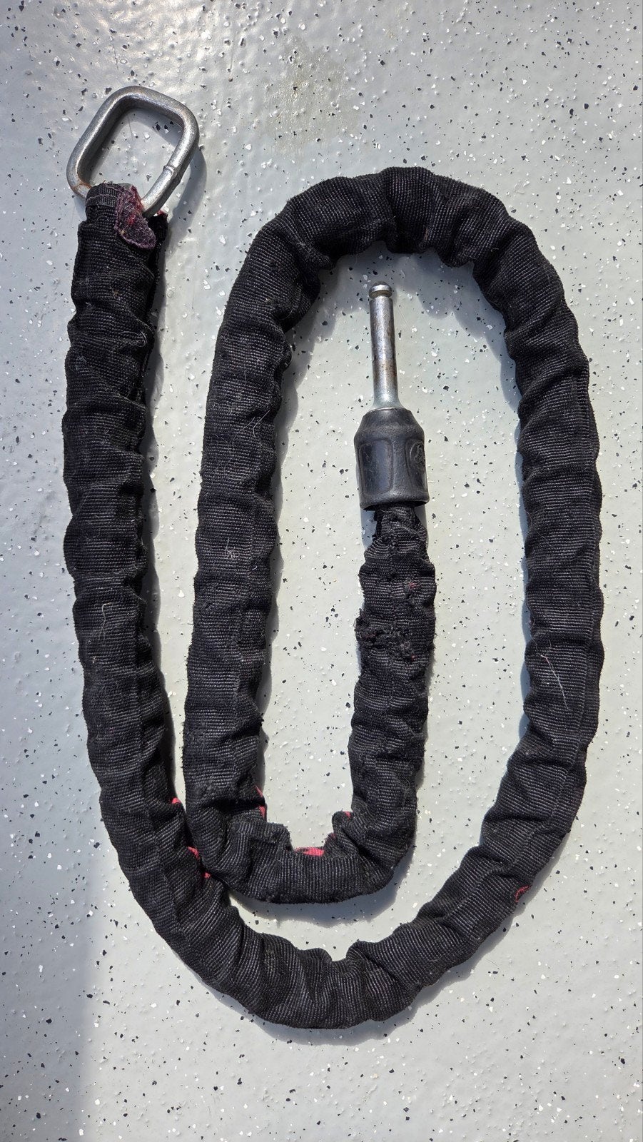Trelock insteekketting 140 cm, Fietsen en Brommers, Fietsaccessoires | Fietssloten, Ophalen of Verzenden, Gebruikt, Insteekslot