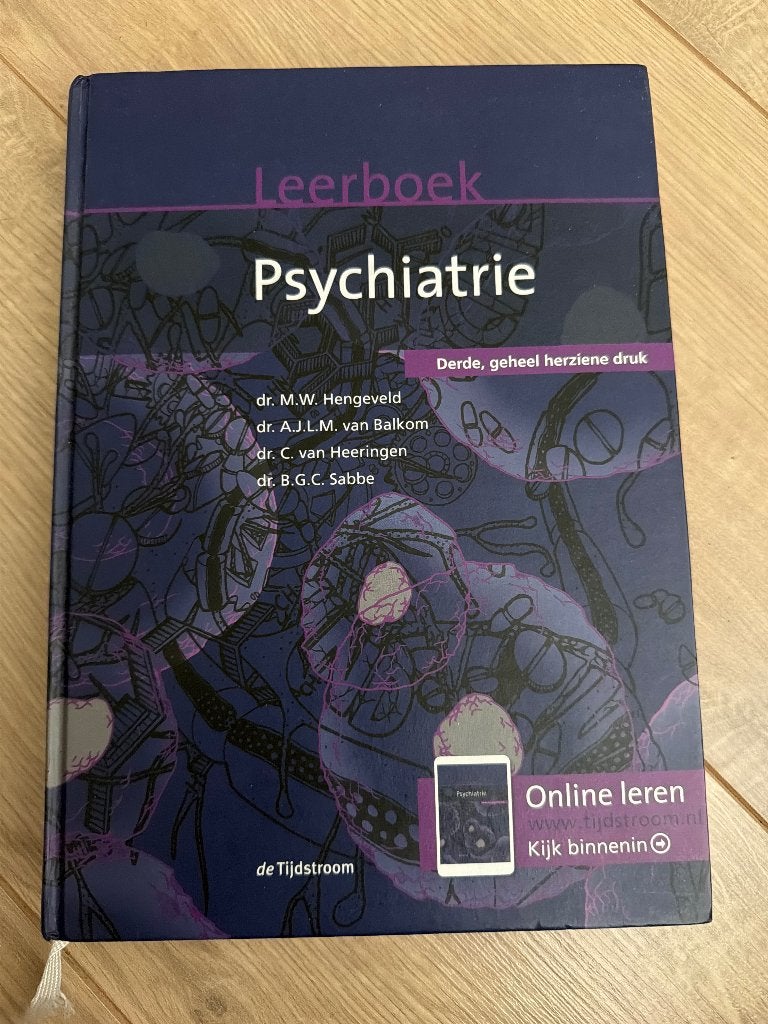 Leerboek psychiatrie 3de herziende druk nieuw, Nieuw, Diverse auteurs, Ophalen of Verzenden, WO