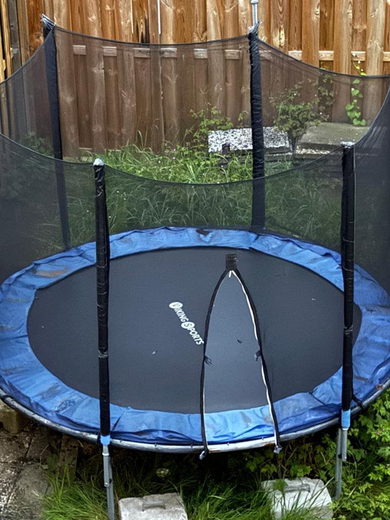 Trampoline, Ophalen, Gebruikt