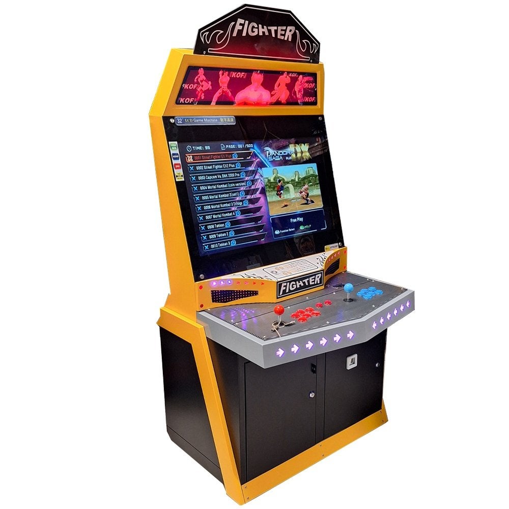 Arcadekast fighter - Spelletjes - Arcade - Spelautomaat, Kouwehoek 1b, Meerkleurig, Overige stijlen, Nieuw