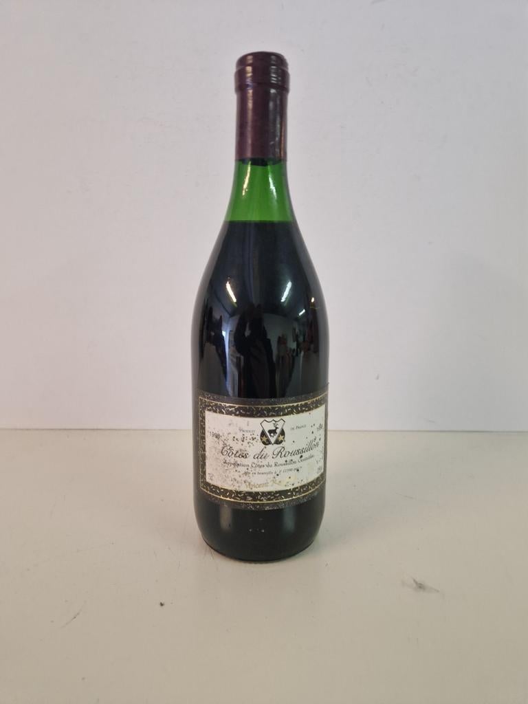 Vintage fles Cotes du Roussillon 1998, Verzamelen, Wijnen, Ophalen
