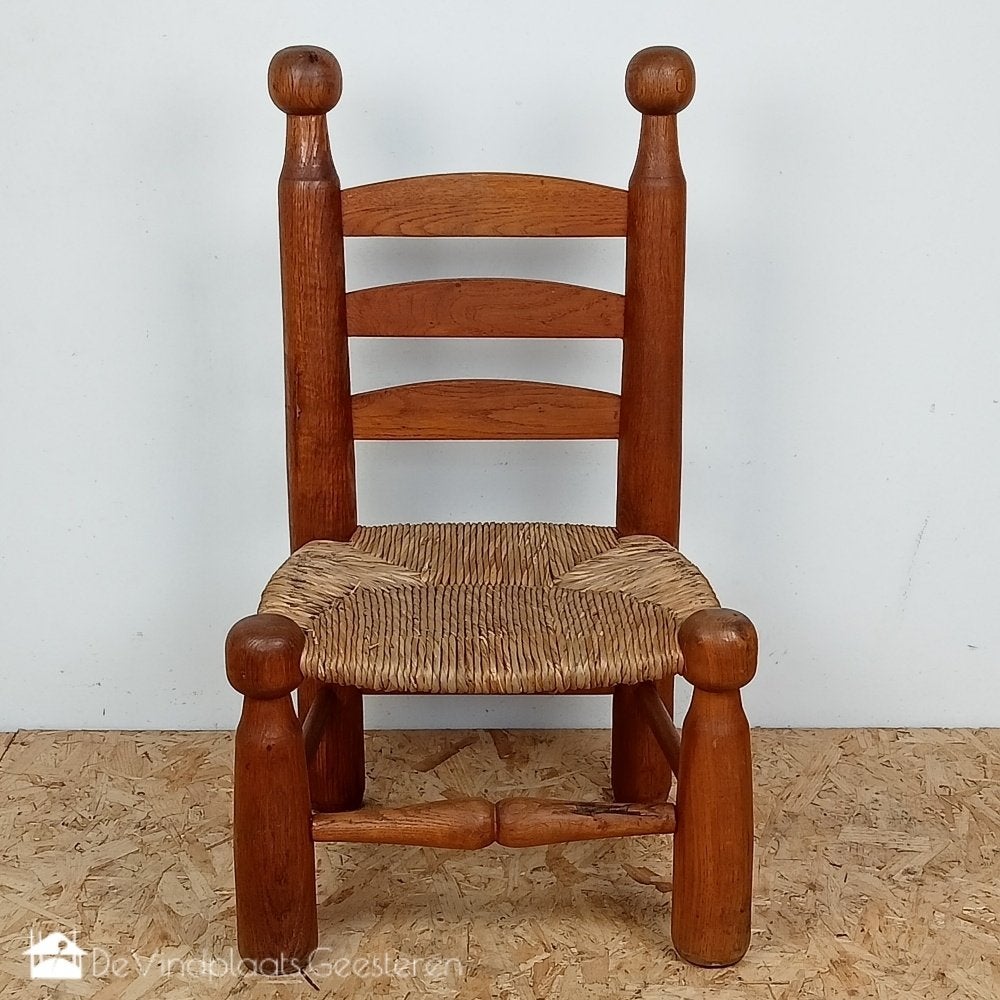 Stoere late Art Deco stoel Charles Dudouyt, Ophalen of Verzenden