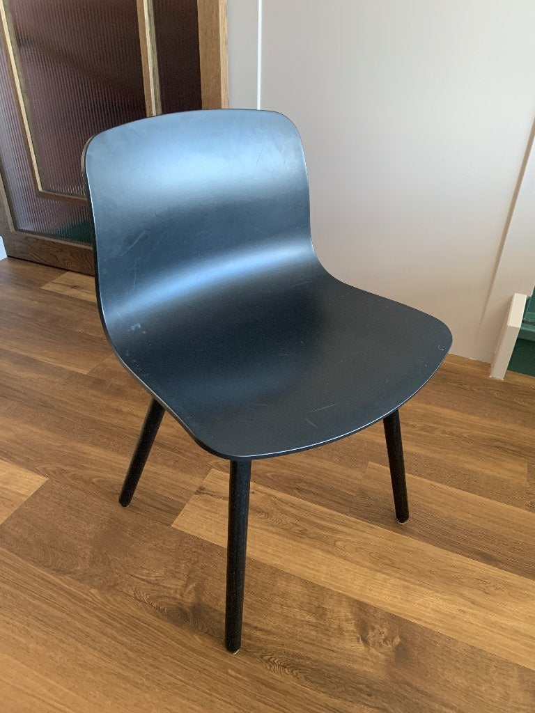 HAY stoelen bout a Chair AAC12, set van 5 stuks, Gebruikt, Zwart, Minimalistisch, Vijf, Zes of meer stoelen