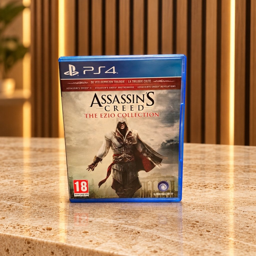 Assassin's Creed The Ezio Collection PS4 Game - Nette Staat, Sony, Zo goed als nieuw, Support@sony.com, 1-7-1 Konan, Minato-ku
Tokyo 108-0075
Japan