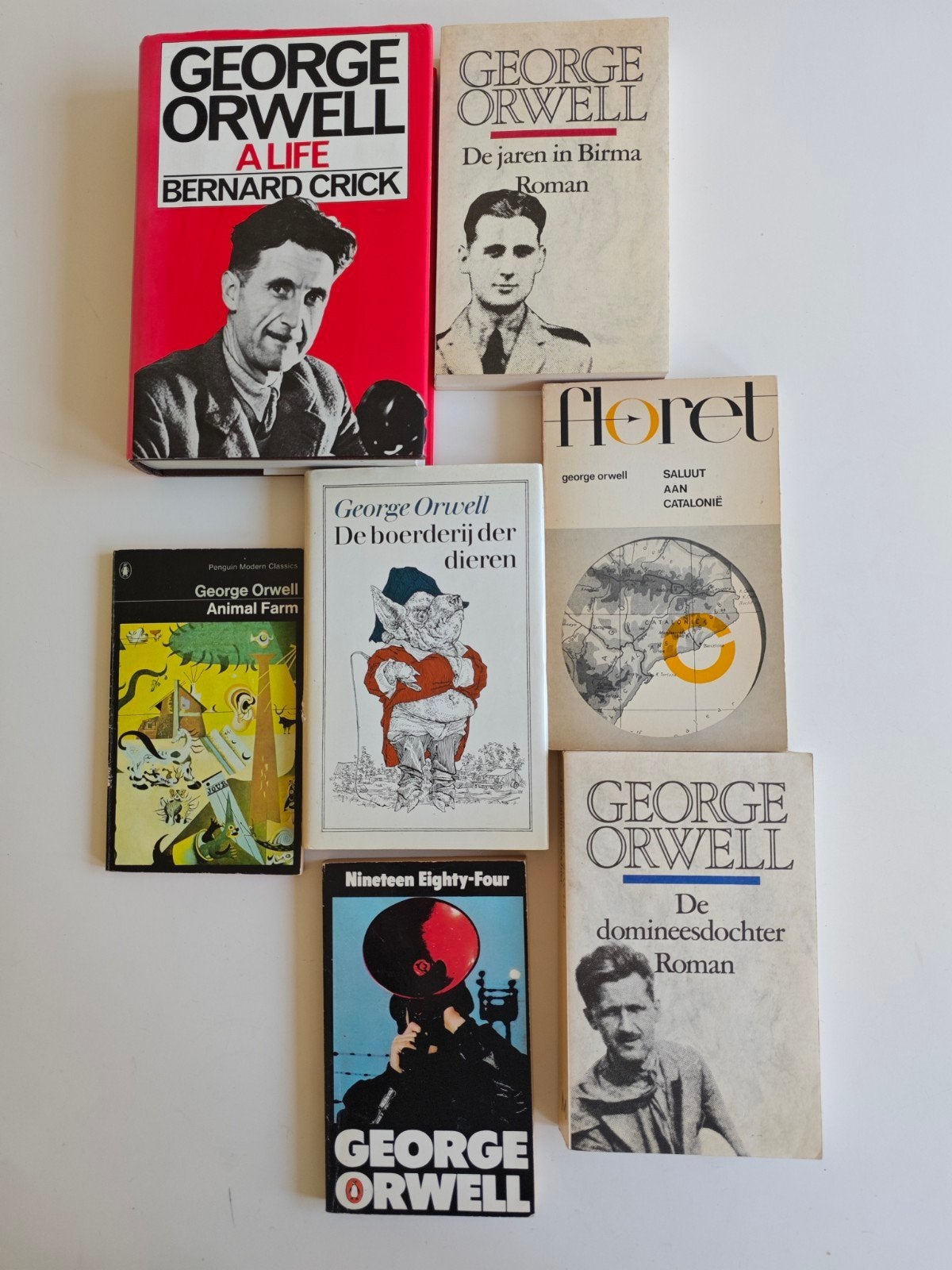 George Orwell Boeken Collectie - 7 Stuks, Ophalen of Verzenden, Gelezen, George Orwell, Nederland