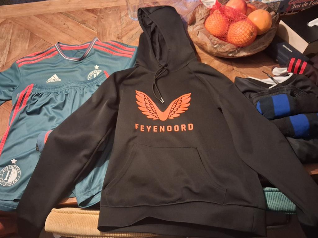 Feyenoord hoody m164, Maat XS of kleiner, Ophalen of Verzenden, Shirt