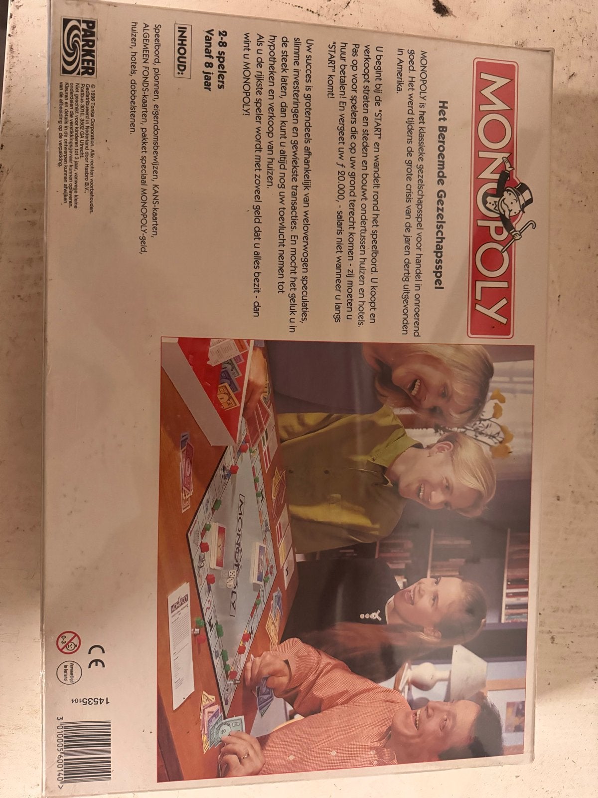 Monopoly Parker 1996 - Nieuw & Ongeopend - Vintage Nederland, Drie of vier spelers, Ophalen of Verzenden, Nieuw