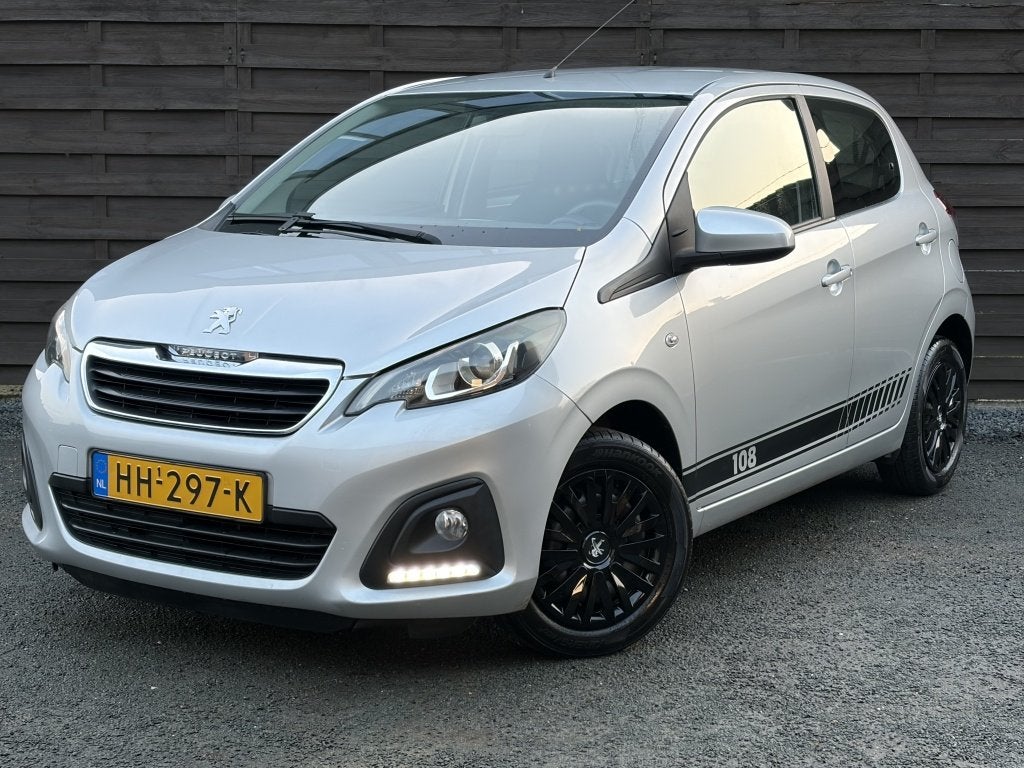 Peugeot 108 1.0 e-VTi Active / AIRCO / LED / NAP (bj 2015), Auto's, Peugeot, Euro 6, 4 stoelen, Origineel Nederlands, Bedrijf