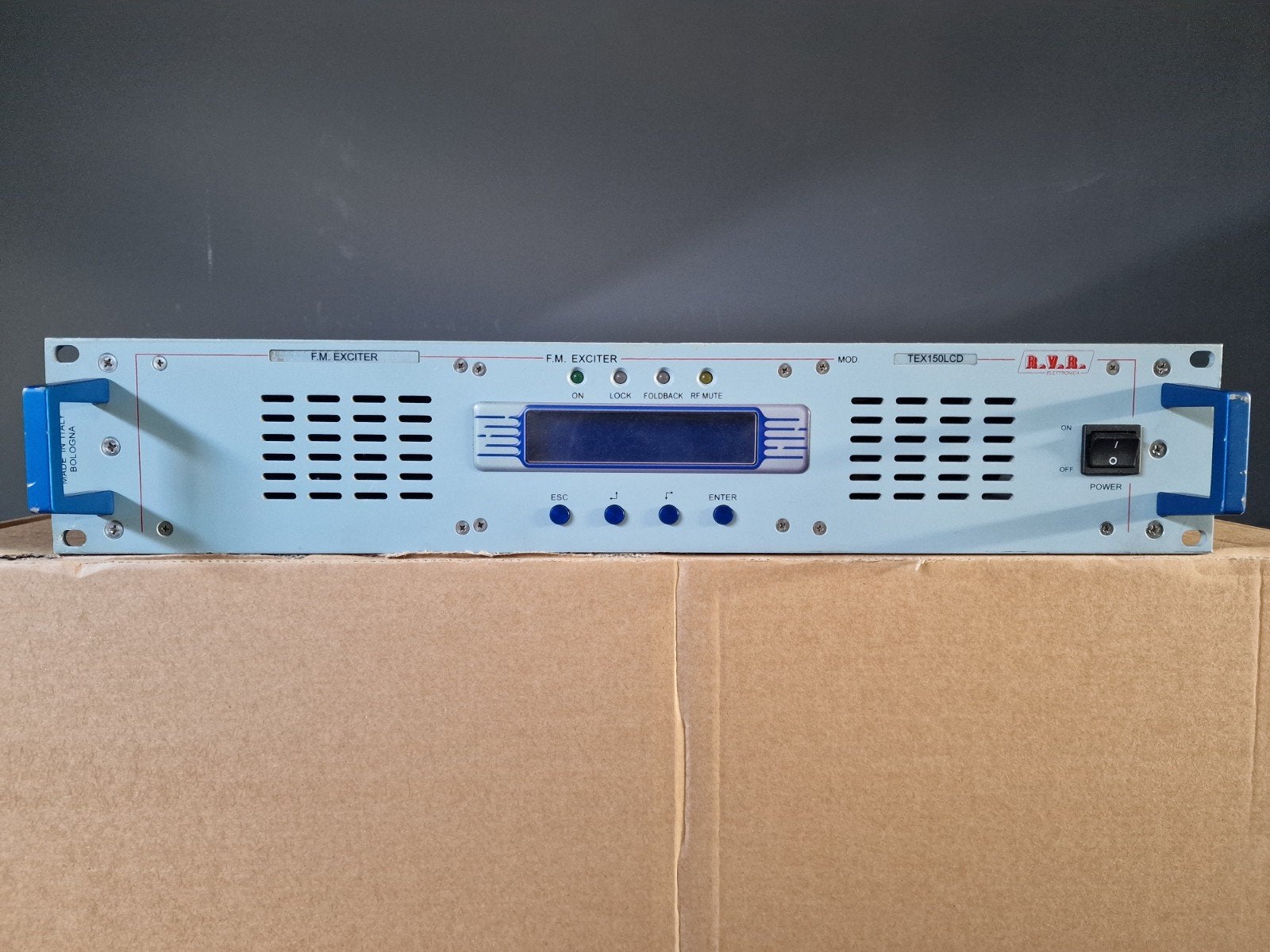 RVR TEX 150 LCD FM ZENDER, Ophalen of Verzenden, Zender