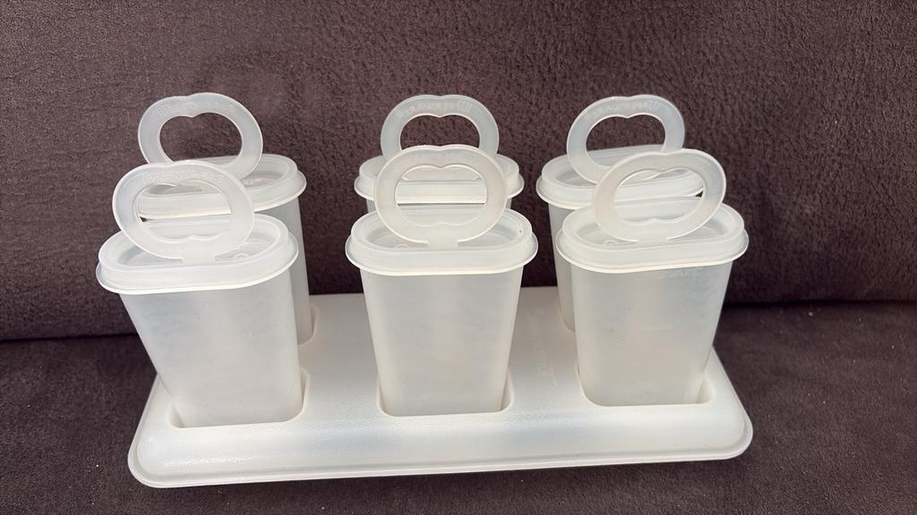 Tupperware ijsjesmaker 6 stuks, Huis en Inrichting, Keuken | Tupperware, Ophalen of Verzenden, Gebruikt, Wit, Overige typen