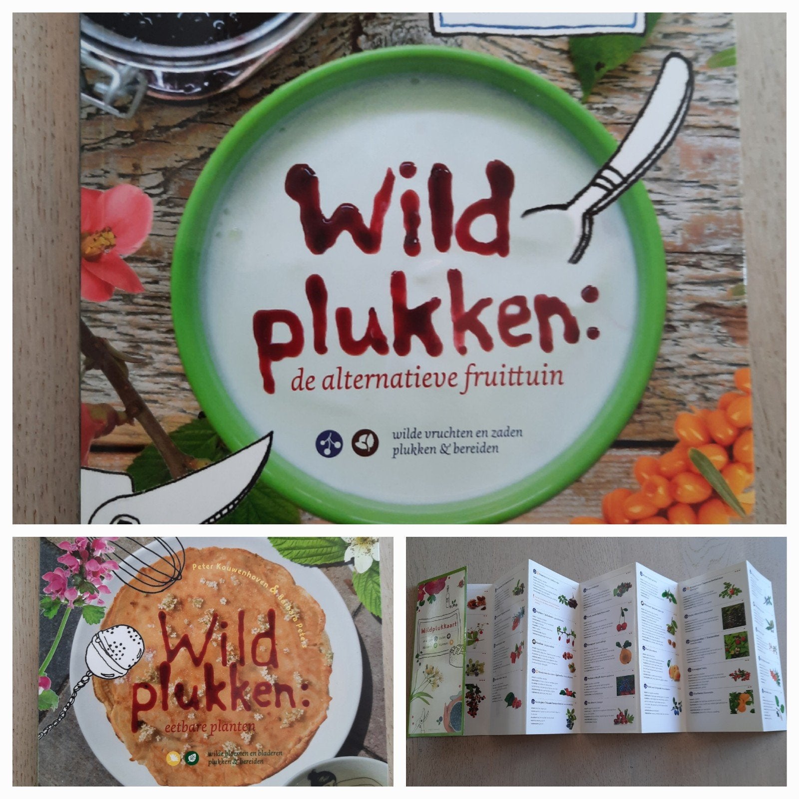 Wildplukken De alternatieve fruittuin EN Eetbare planten, Boeken, Ophalen of Verzenden, Zo goed als nieuw