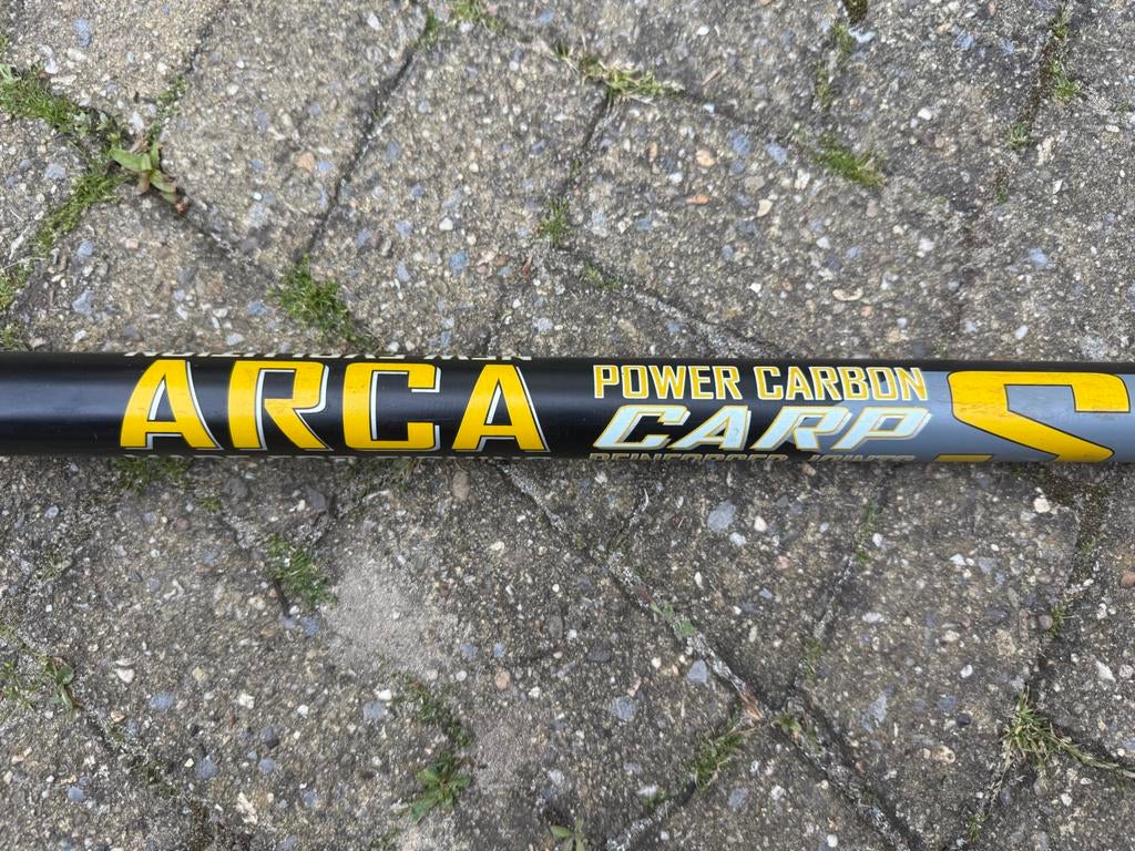 *** Arca vaste karperhengel met elastiek 6.5mtr ***, Ophalen, Gebruikt, Vaste hengel