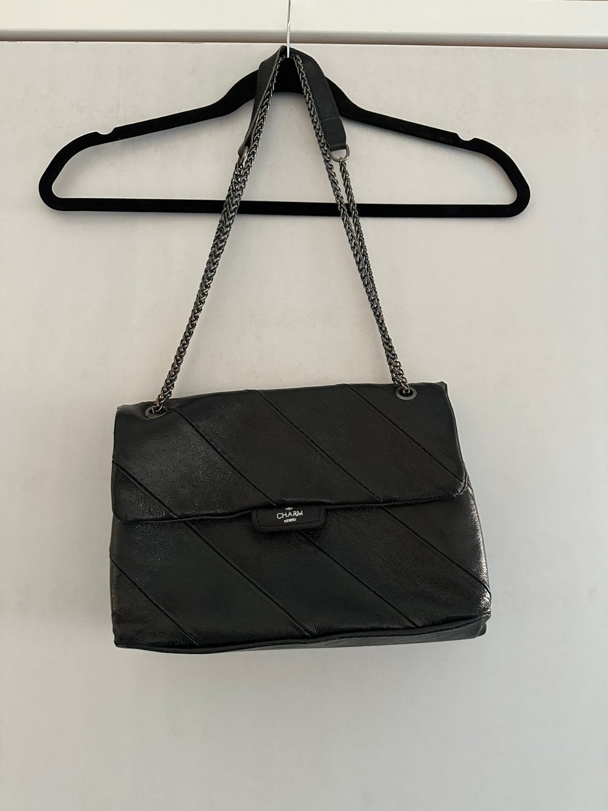 Charm London tas, Ophalen of Verzenden, Zo goed als nieuw, Zwart, Handtas
