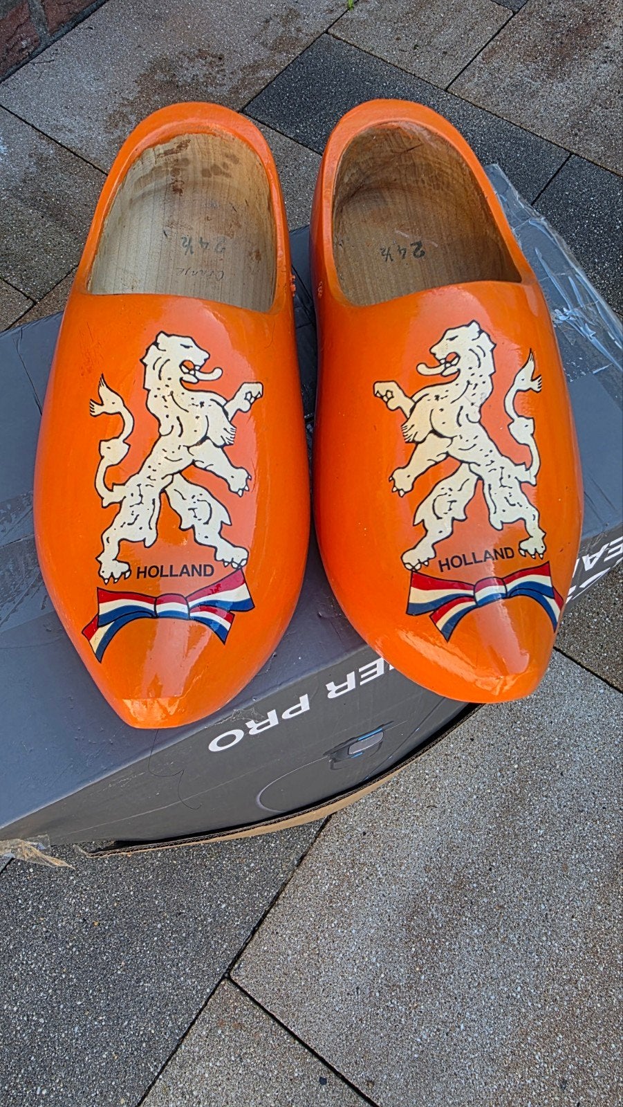 Traditionele Oranje Houten Klompen maat 24,5 (maat 38), Kleding | Dames, Ophalen of Verzenden, Zo goed als nieuw