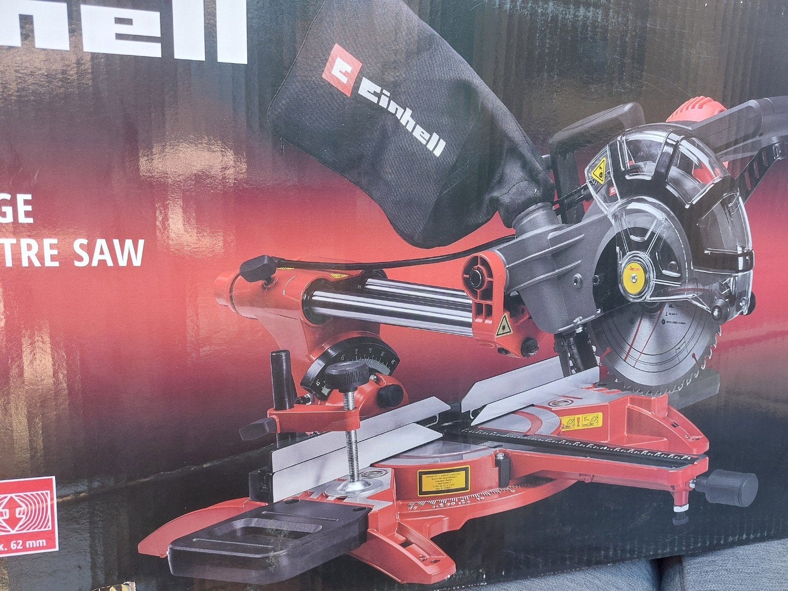 Einhell Trekzaagmachine NIEUW!!, Ophalen of Verzenden, Nieuw, 1200 watt of meer, 30 tot 70 mm