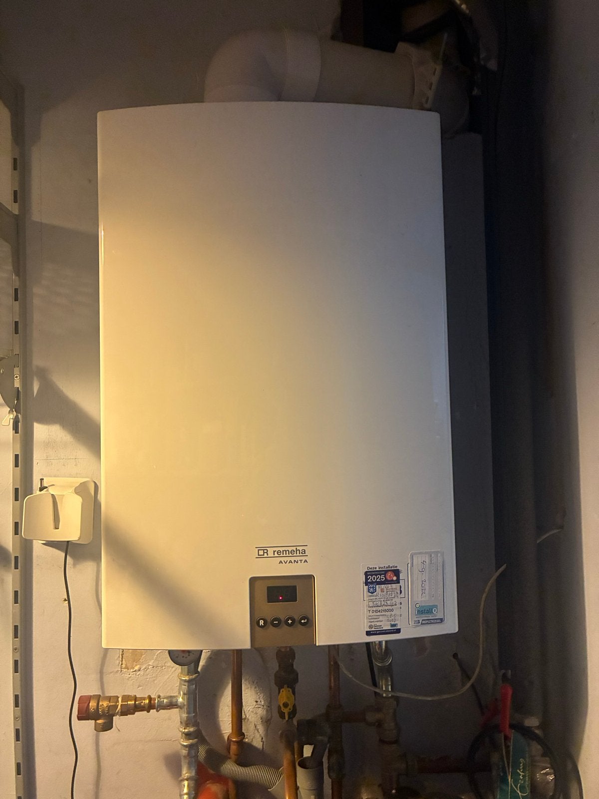 Remeha Avanta 35c CV-ketel met iSense thermostaat, Ophalen, Gebruikt, Hoog rendement (Hr), Cv-ketel of Combi-ketel