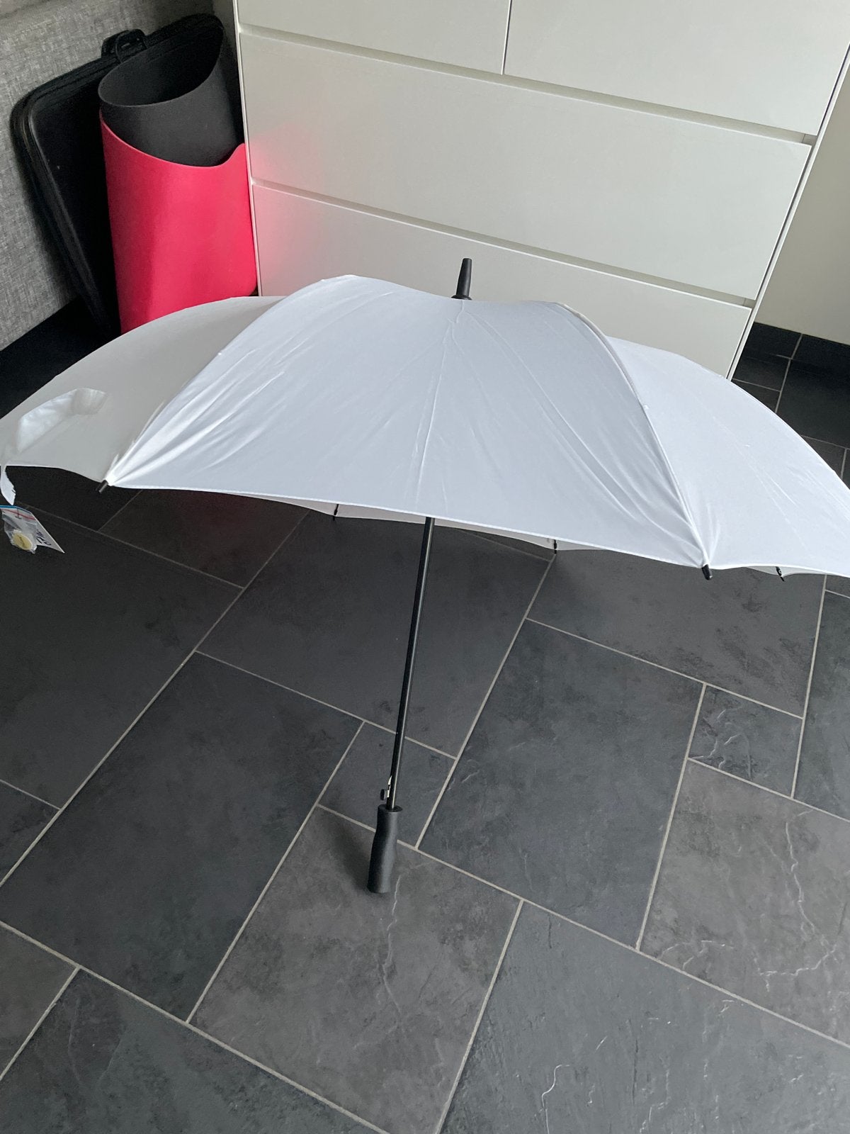 Nieuwe automatische golfparaplu - Ideaal voor groepen, Ophalen of Verzenden, Nieuw, Wit