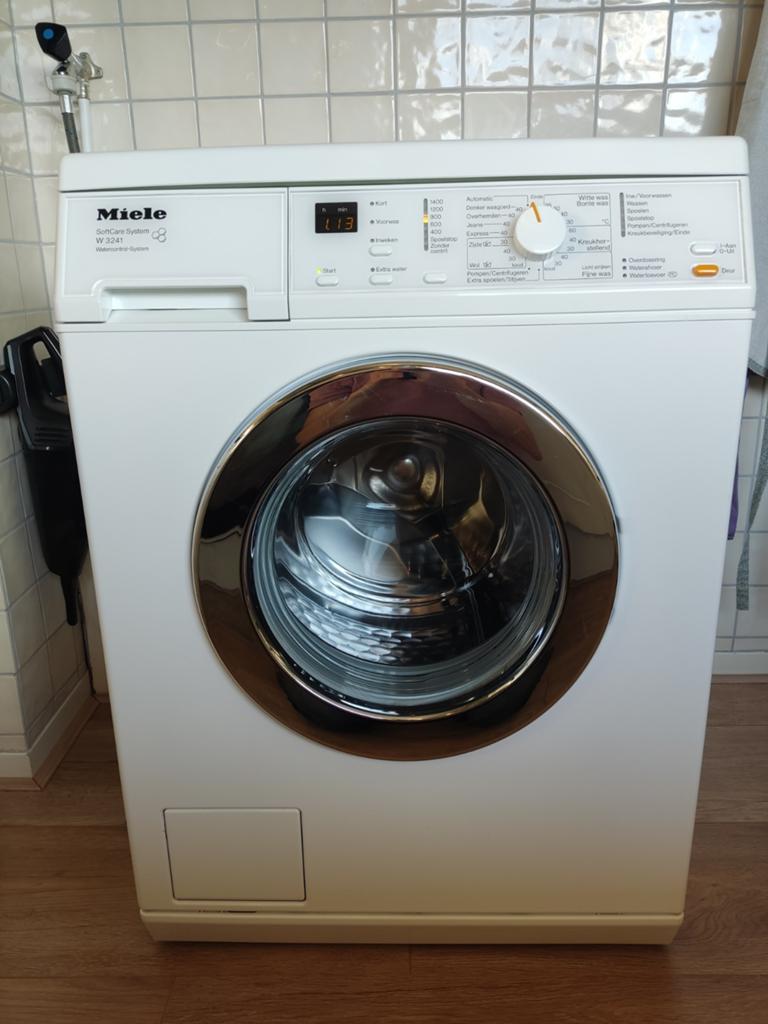 Mieke wasmachine W3241, Witgoed en Apparatuur, Wasmachines, Ophalen, Gebruikt, Wolwasprogramma, Voorlader