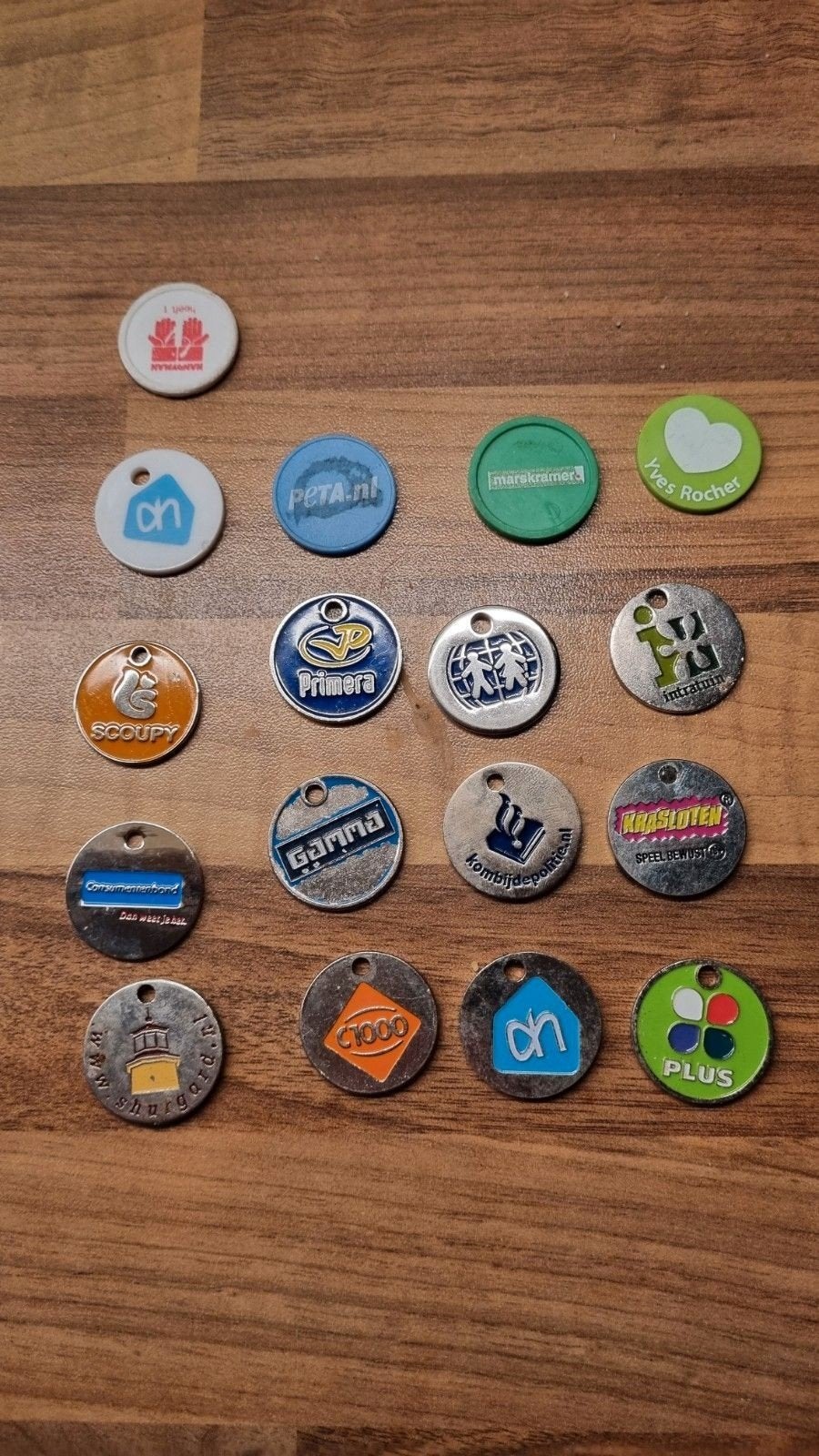 Diverse winkelwagenmuntjes, Ophalen of Verzenden