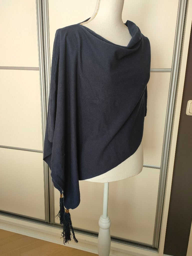 Donkerblauwe omslagdoek - Wonder, Wonder, Maat 46/48 (XL) of groter, Nieuw, Ophalen of Verzenden
