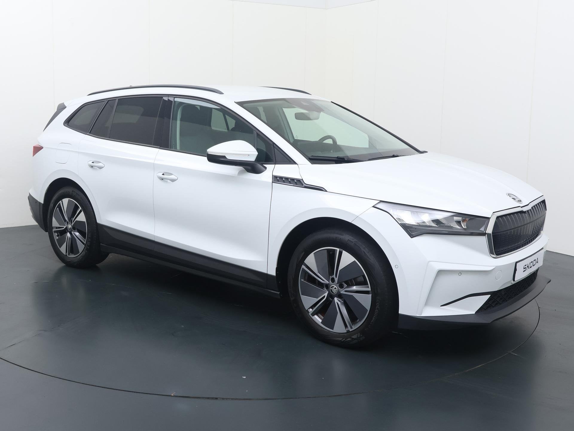 Skoda Enyaq iV 60 | 180 PK | SoH 90% | Cruise control | Clim, Automaat, Achterwielaandrijving, Gebruikt, Leder en Stof