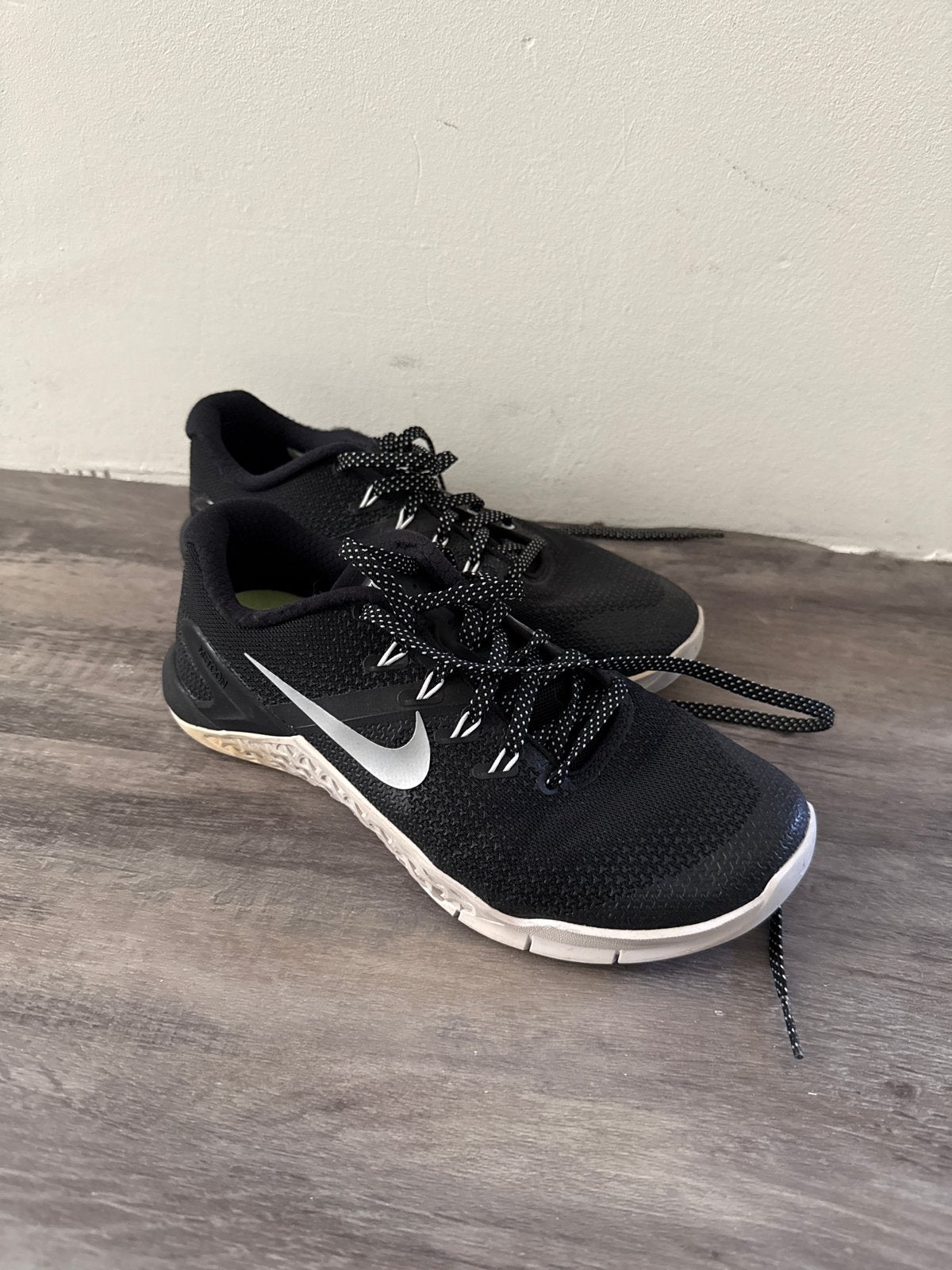 Nike Metcon Sportschoenen - Zwart, Maat 38.5, Ophalen, Zo goed als nieuw, Sportschoenen, Zwart
