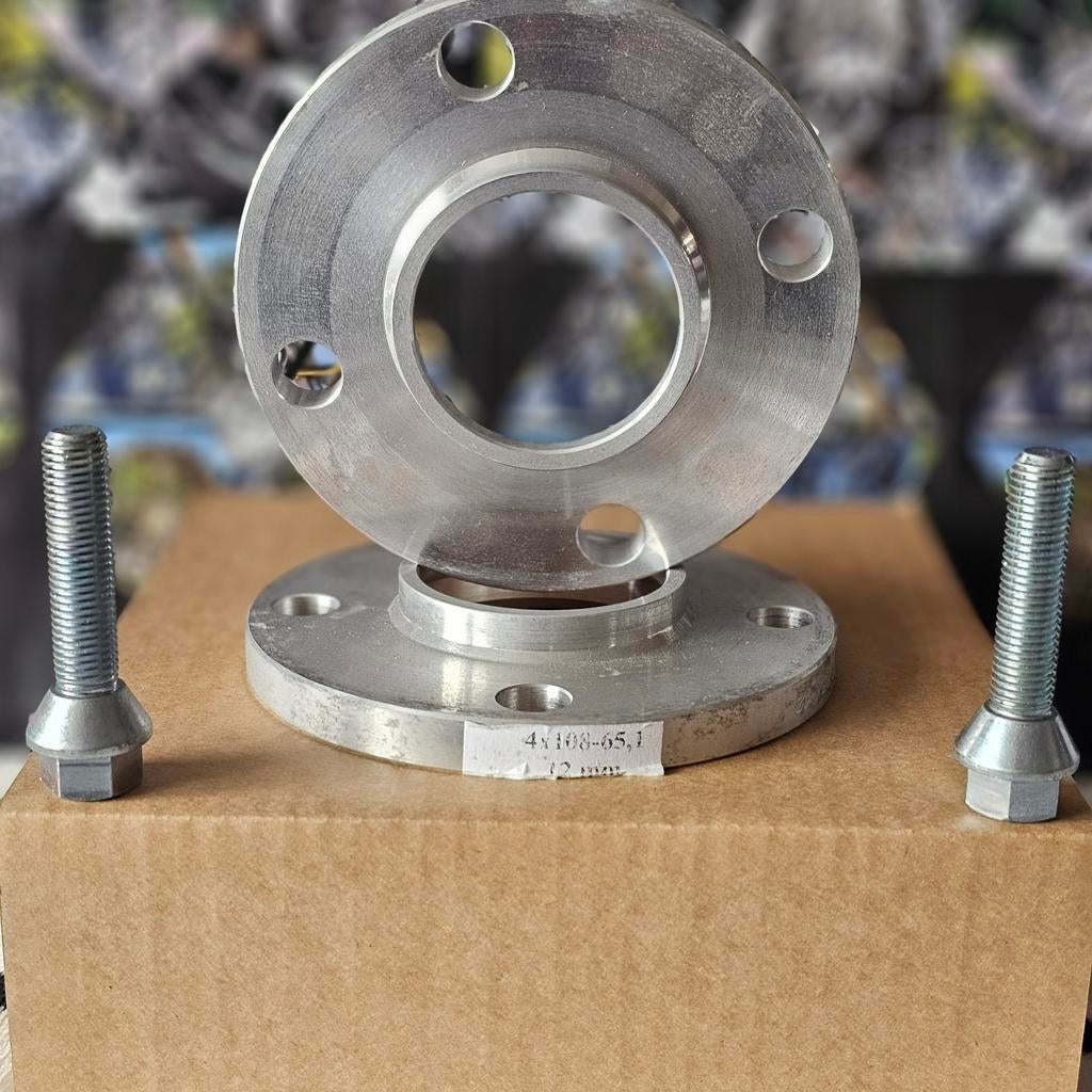 Spoorverbreders spacers Renault Peugeot 4x108 65.1 12mm, Ophalen of Verzenden