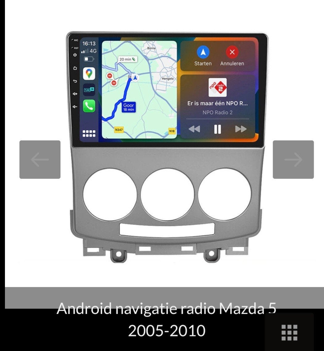 MAZDA Carplay Android auto Scherm inclusief montage, Ophalen of Verzenden, Nieuw
