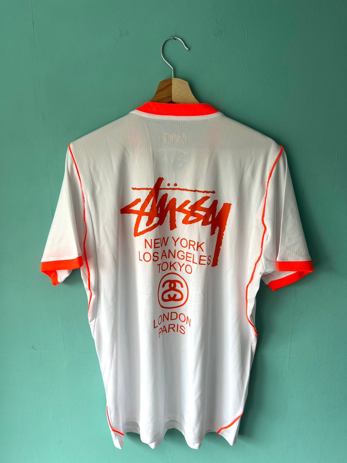 Nederlands elftal uitshirt WK 2026 Stüssy  Maat L, Maat 52/54 (L), Nieuw, Oranje, Ophalen of Verzenden