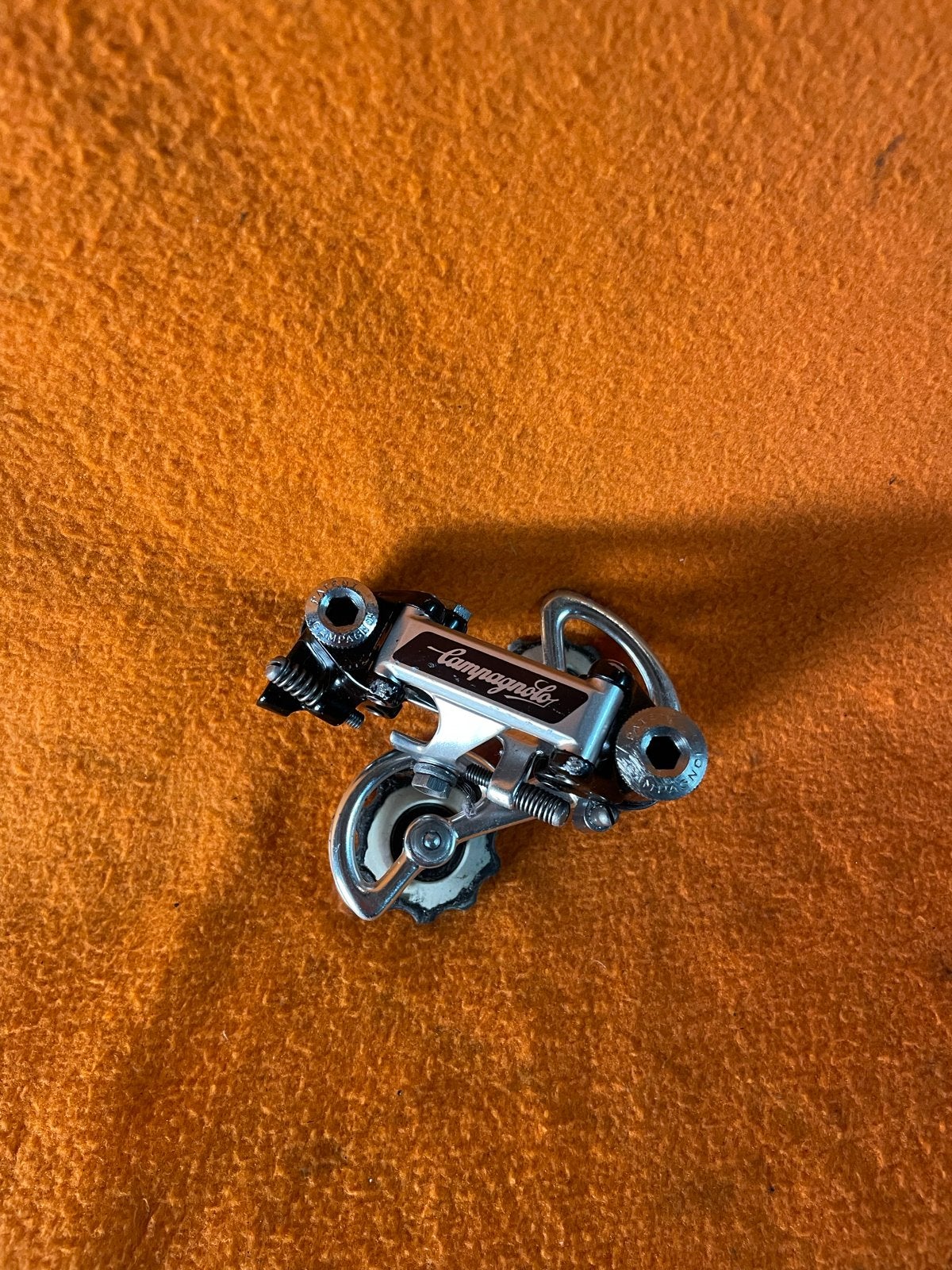 Campagnolo super record achter Derailleur Pat. 83, Fietsen en Brommers, Fietsonderdelen, Gebruikt, Verzenden, Staal, Derailleur of Ketting