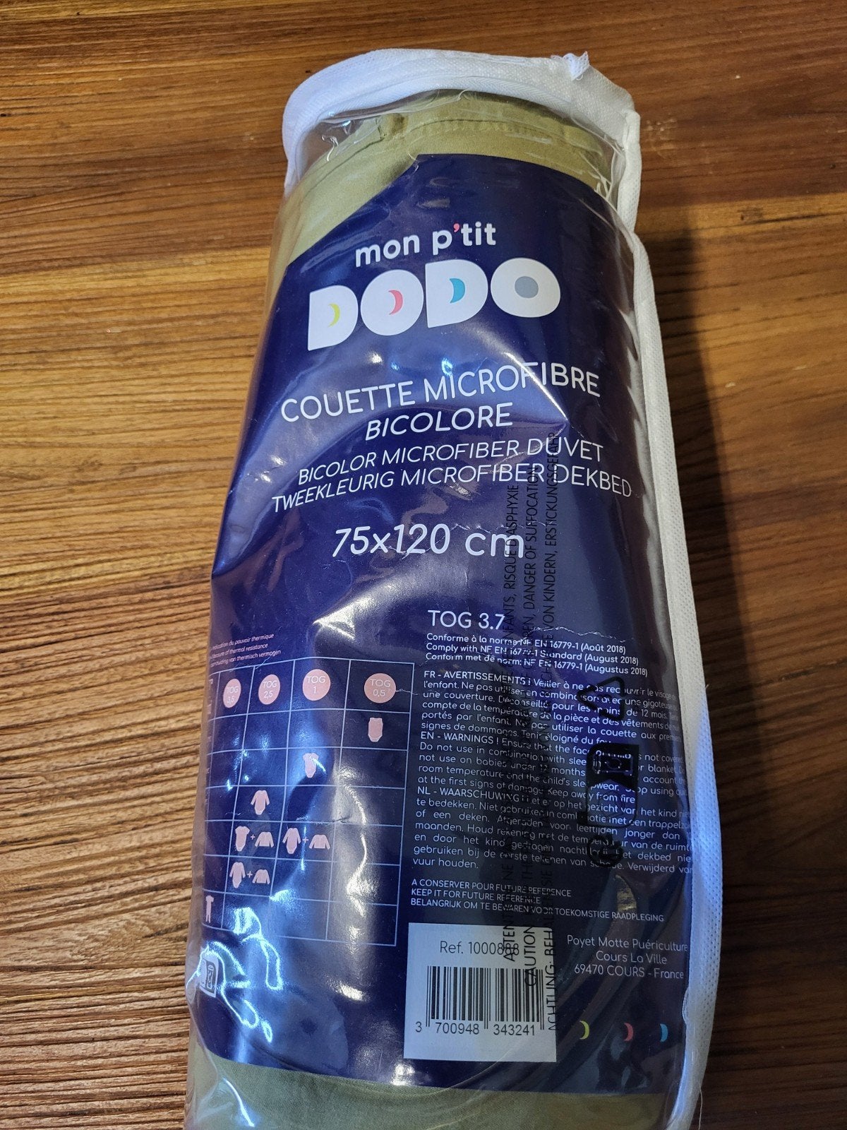 Mon p'tit Dodo Microfiber Kinderdekbed 75x120 TOG 3.7, Kinderen en Baby's, Overige merken, Jongetje of Meisje, Cours La Ville, 69470 Cours - France