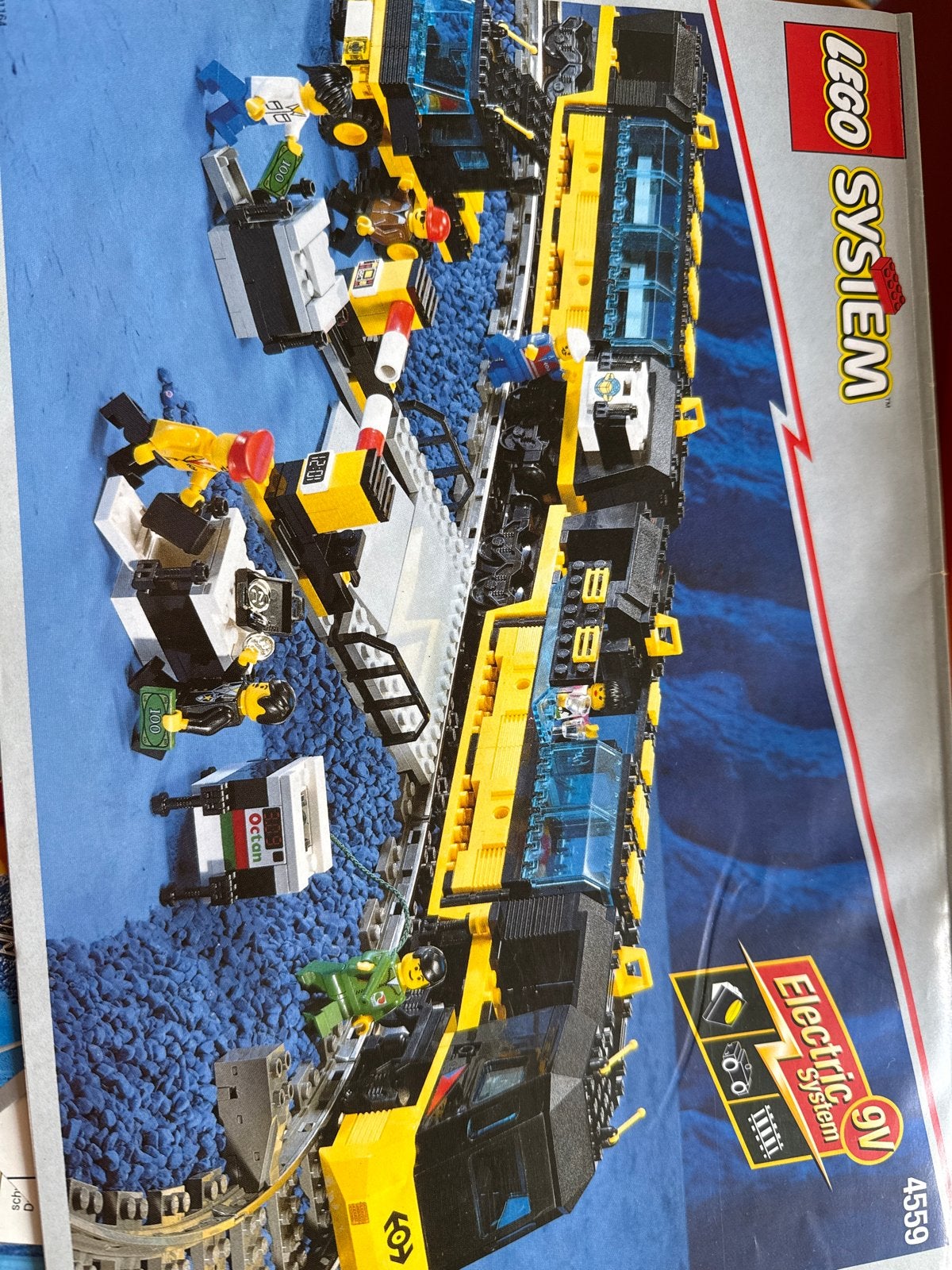 Lego elektrische trein met rails en onderdelen in 2 IKEA bak, Ophalen, Gebruikt, Overige merken