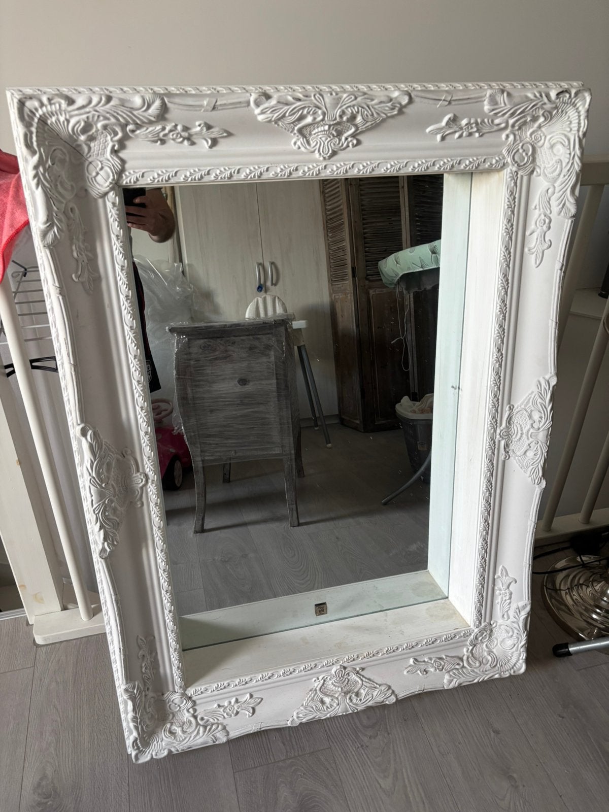 Spiegel Riviera Maison, Huis en Inrichting, Woonaccessoires | Spiegels, Minder dan 50 cm, Ophalen of Verzenden, Zo goed als nieuw