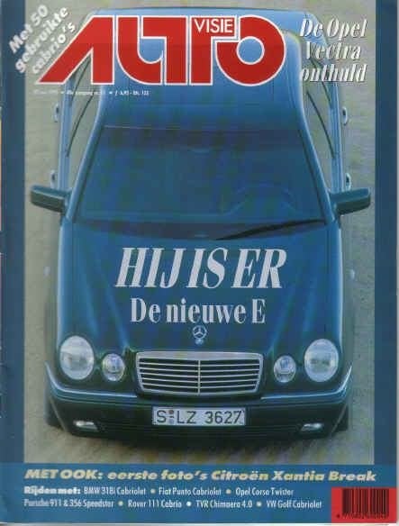 Autovisie 11 1995 : Porsche 356 Speedster / 911 Speedster, Ophalen of Verzenden, Gelezen, Algemeen