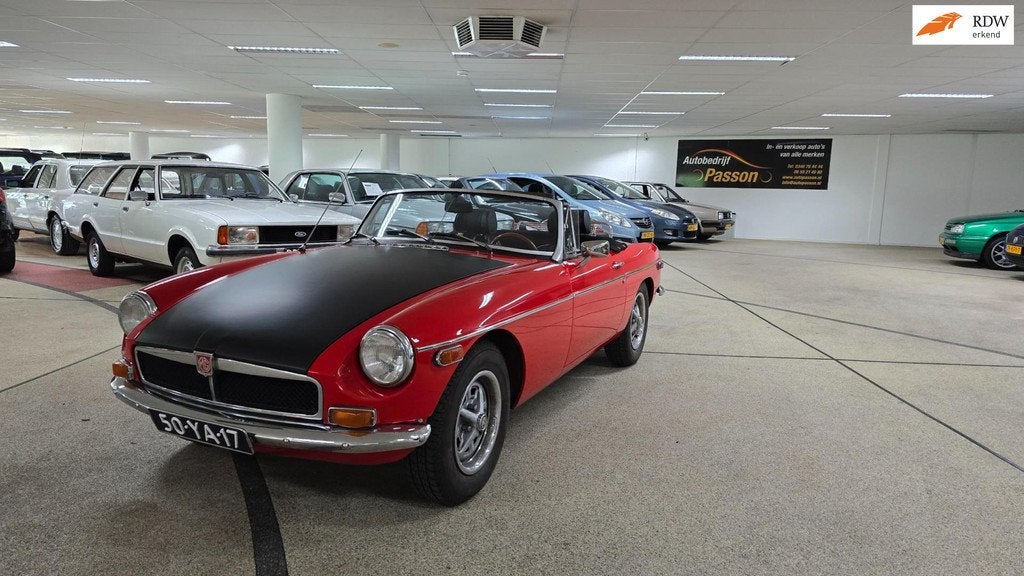 MG B type 1.8 Roadster zeer netjes!, Auto's, MG, Bedrijf, Te koop, B, Open dak, Benzine, Cabriolet, Handgeschakeld, Geïmporteerd