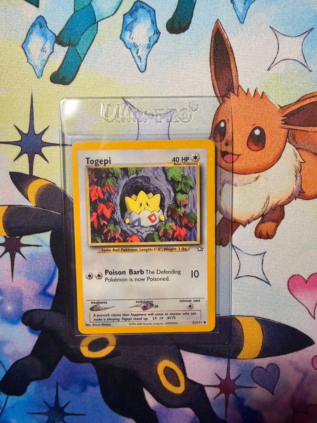 Togepi - Vintage, Hobby en Vrije tijd, Verzamelkaartspellen | Pokémon, Ophalen of Verzenden, Gebruikt