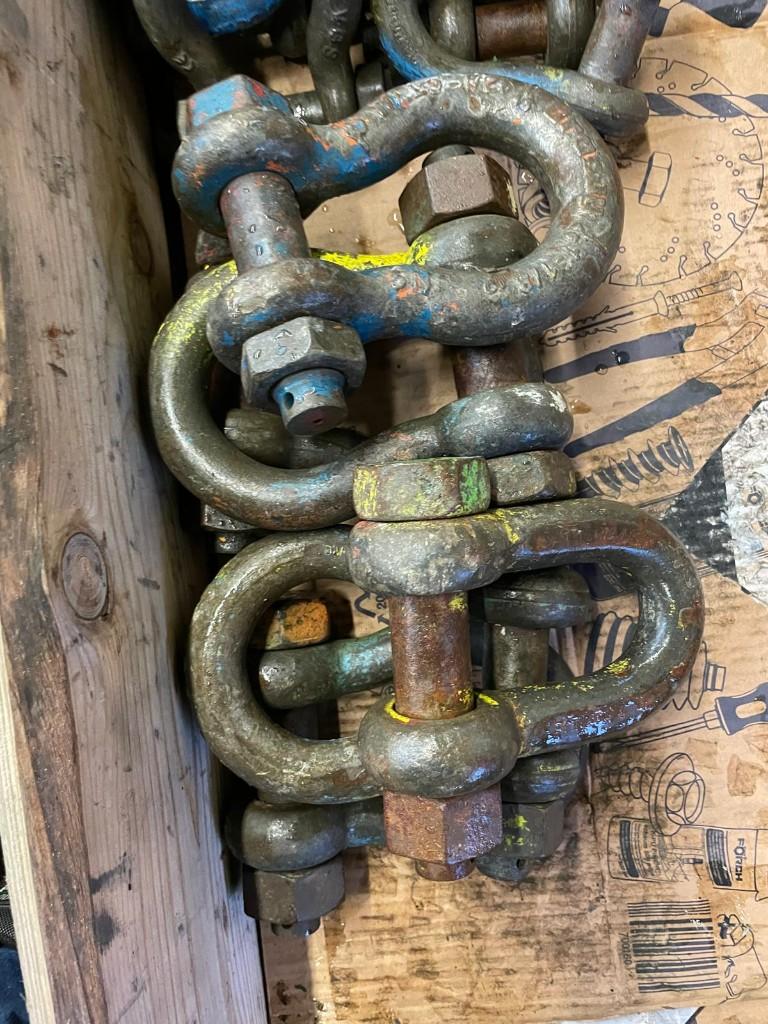 Harpsluiting/shackle 9,5 ton, Ophalen of Verzenden, Gebruikt, Handmatig