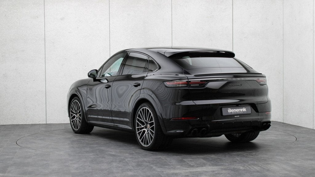 Porsche Cayenne Coupé 2.9 S SportDesign | Burmester 3D | St, Gebruikt, Zwart, Leder, Bedrijf