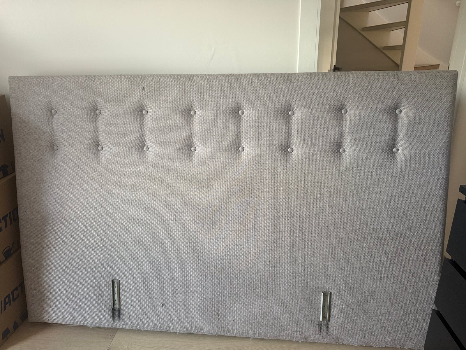 Hoofdbord voor tweepersoonsbed/ Boxspring, Ophalen, Gebruikt, Tweepersoons, 180 cm