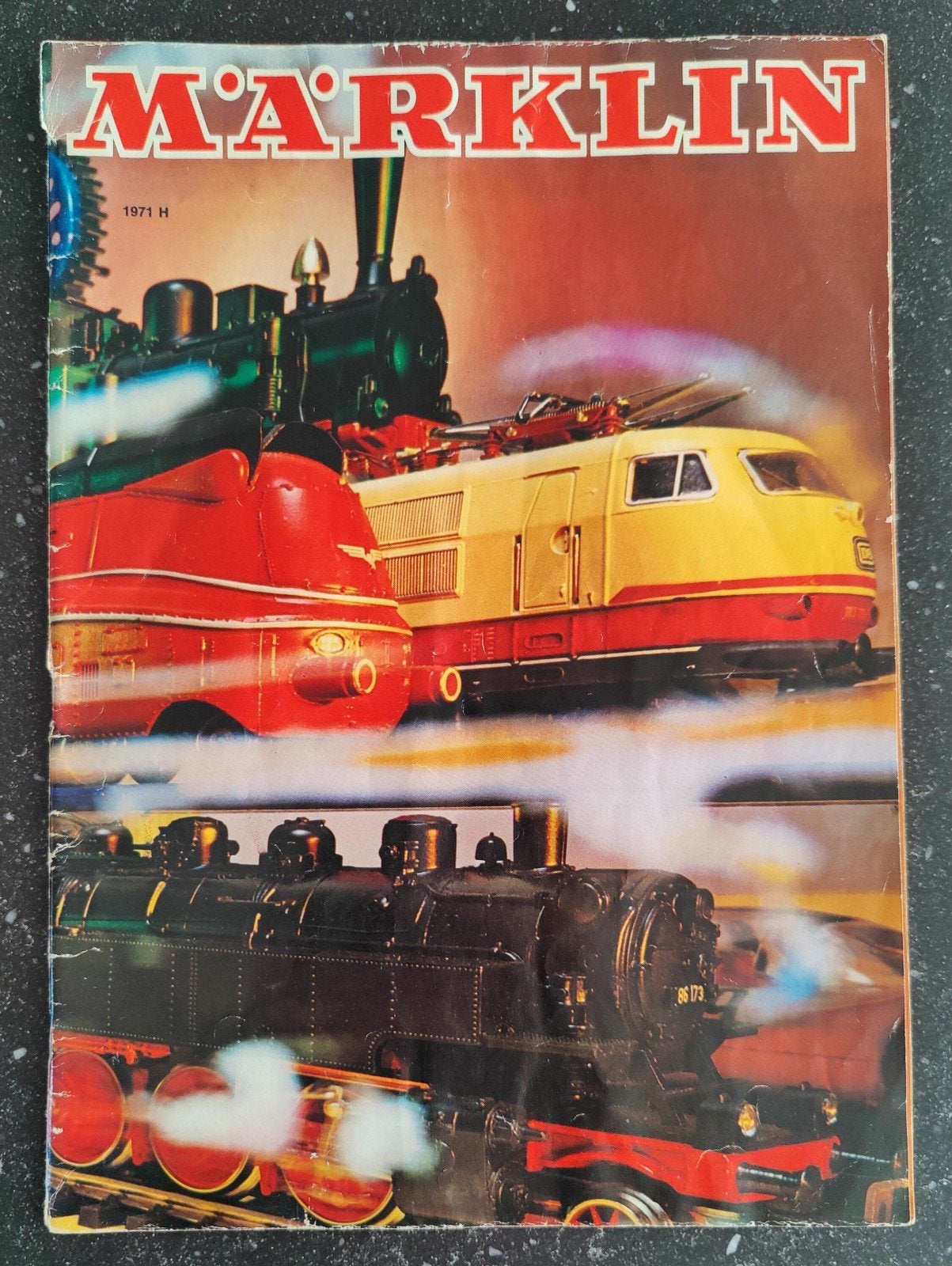 Märklin Catalogus 1971 H - Modelspoor, Wisselstroom, Gebruikt, Märklin, Boek, Tijdschrift of Catalogus
