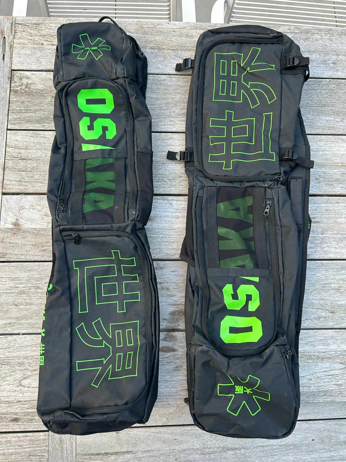 Osaka hockeysticktassen (2 stuks), Ophalen, Gebruikt